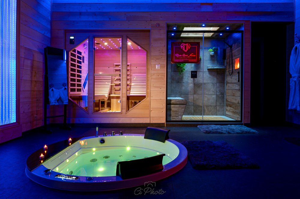 Rien que nous vue du jacuzzi et sauna